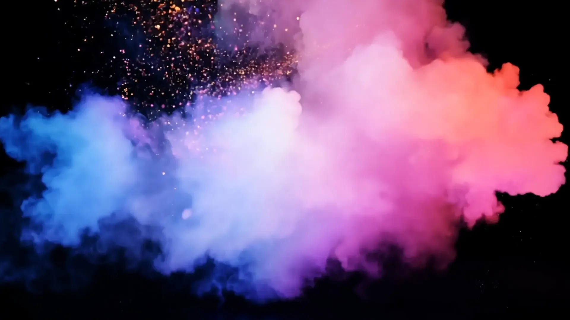 Colorful Smoke Background for Background for Music and Event Visuals